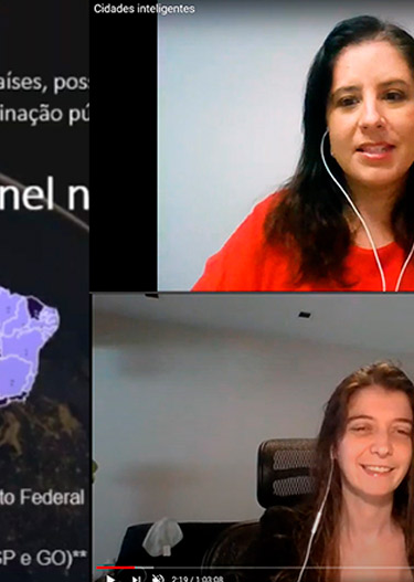 Participantes do webinar