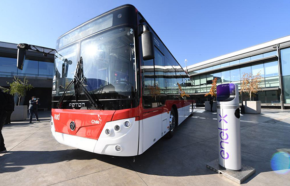 Nuevos buses eléctricos zona sur Enel X carrusel 1