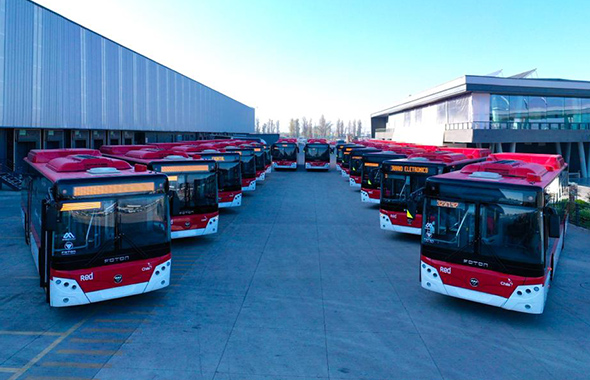 Nuevos buses eléctricos zona sur Enel X carrusel 6