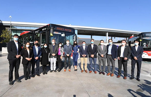 Nuevos buses eléctricos zona sur Enel X carrusel 7