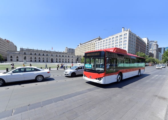 Buses eléctricos Chile