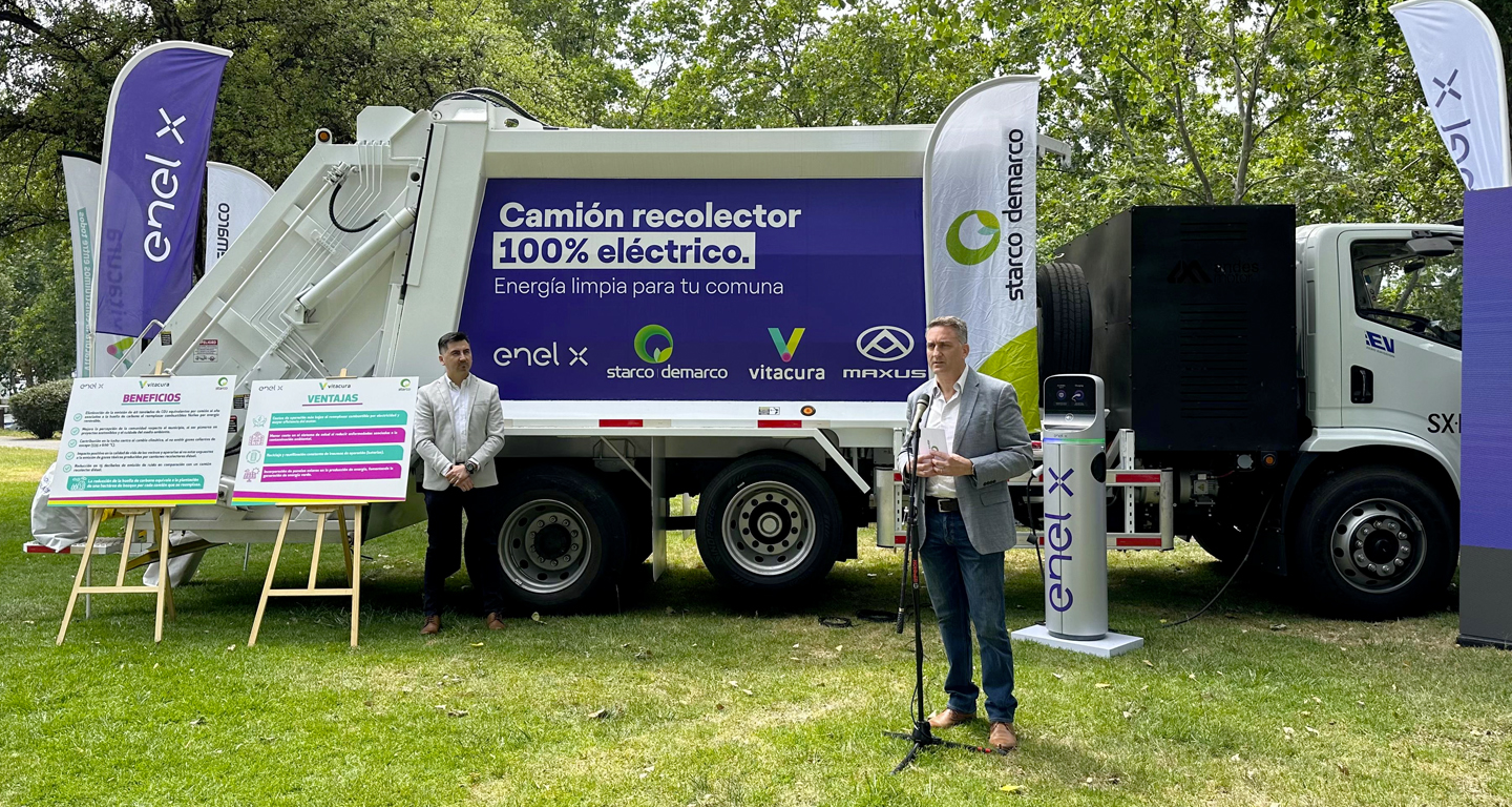 Camión eléctrico de vitacura