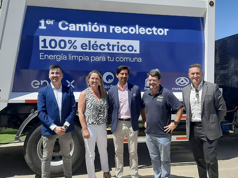 Camión Eléctrico recolector de basura