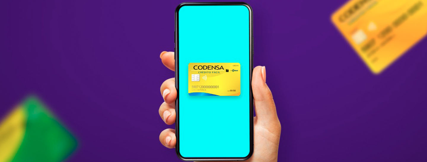 imagen de la tarjeta de crédito fácil codensa, a cuantas cuotas diferir las compras de tarjeta de crédito enel x colombia