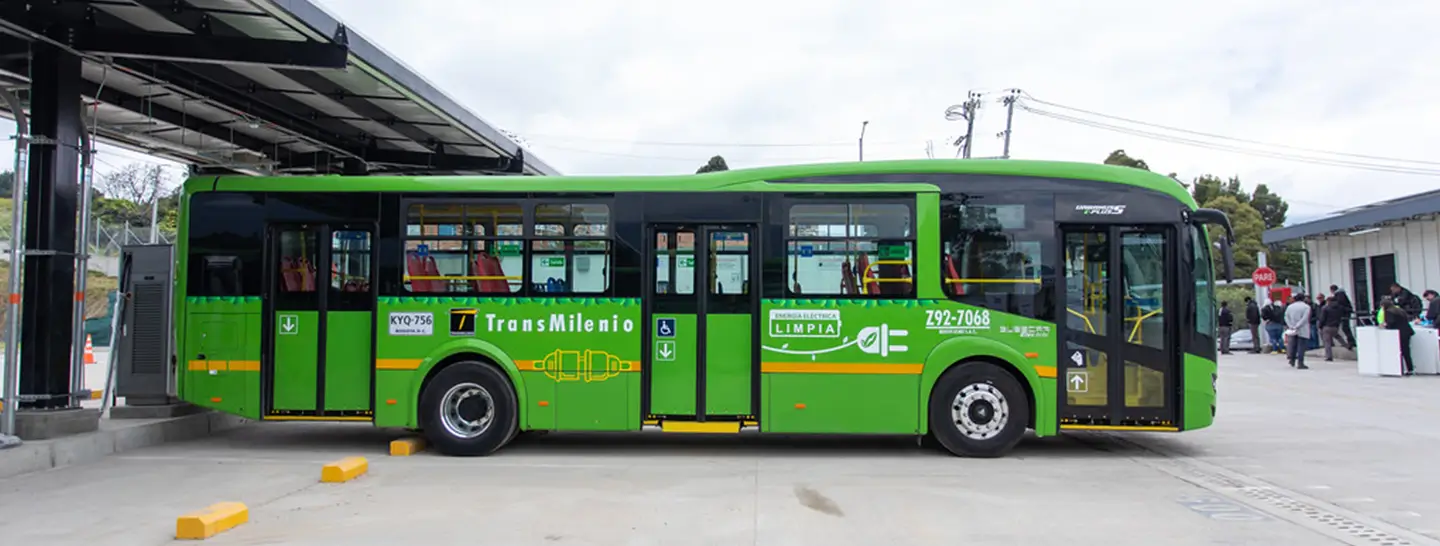 Sistema de transporte eléctrico en Bogotá.