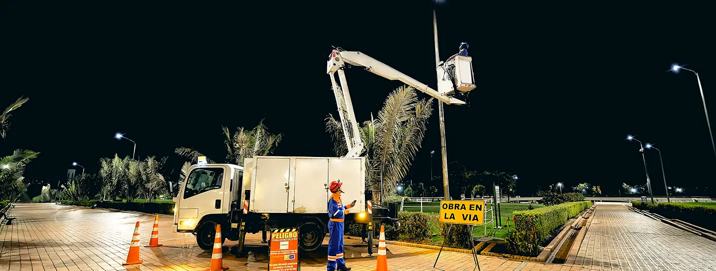 Mantenimiento del alumbrado público Enel X