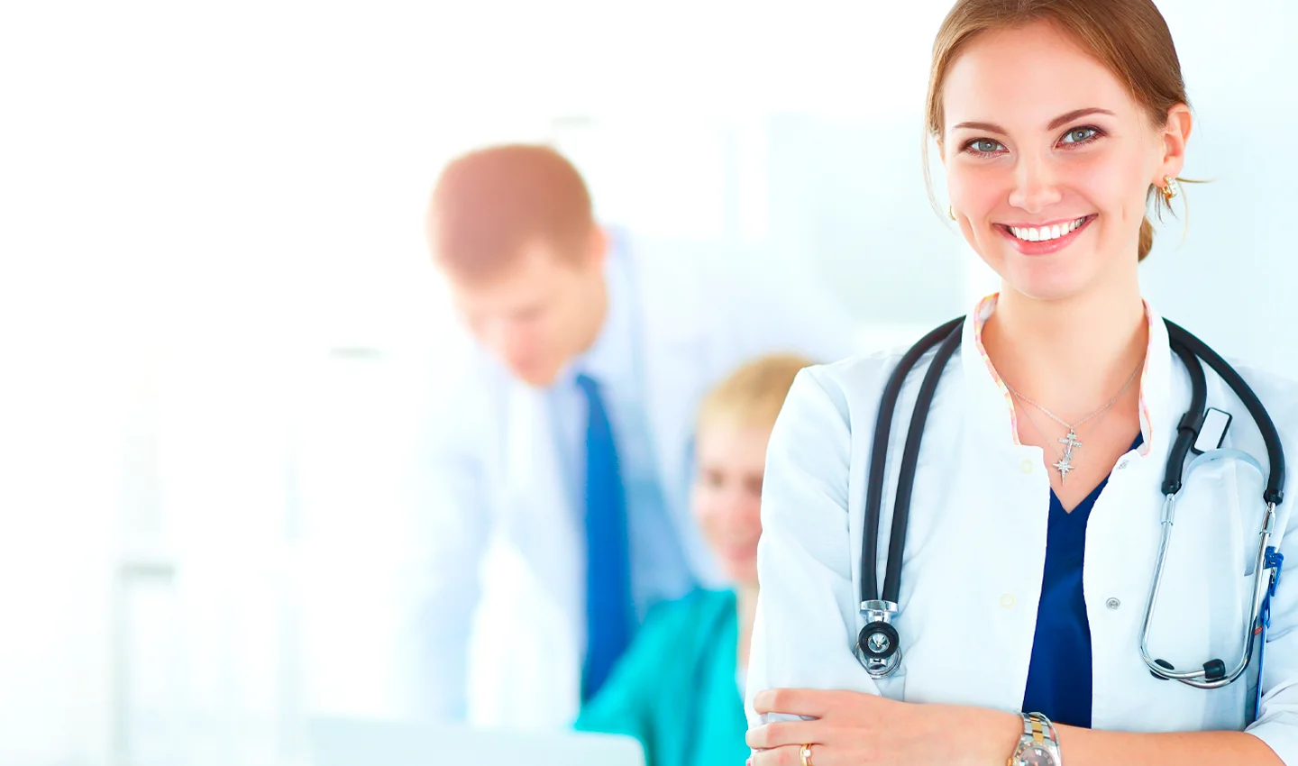 Doctora sonriendo Enel X