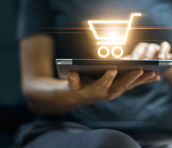 Proiezione carrello su tablet