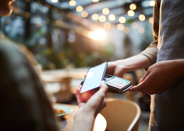 Pagamento con smartphone