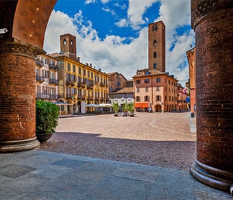 Scorcio di una piazza