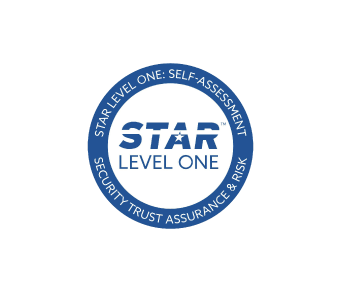 Logo certificazione CSA Star level 1