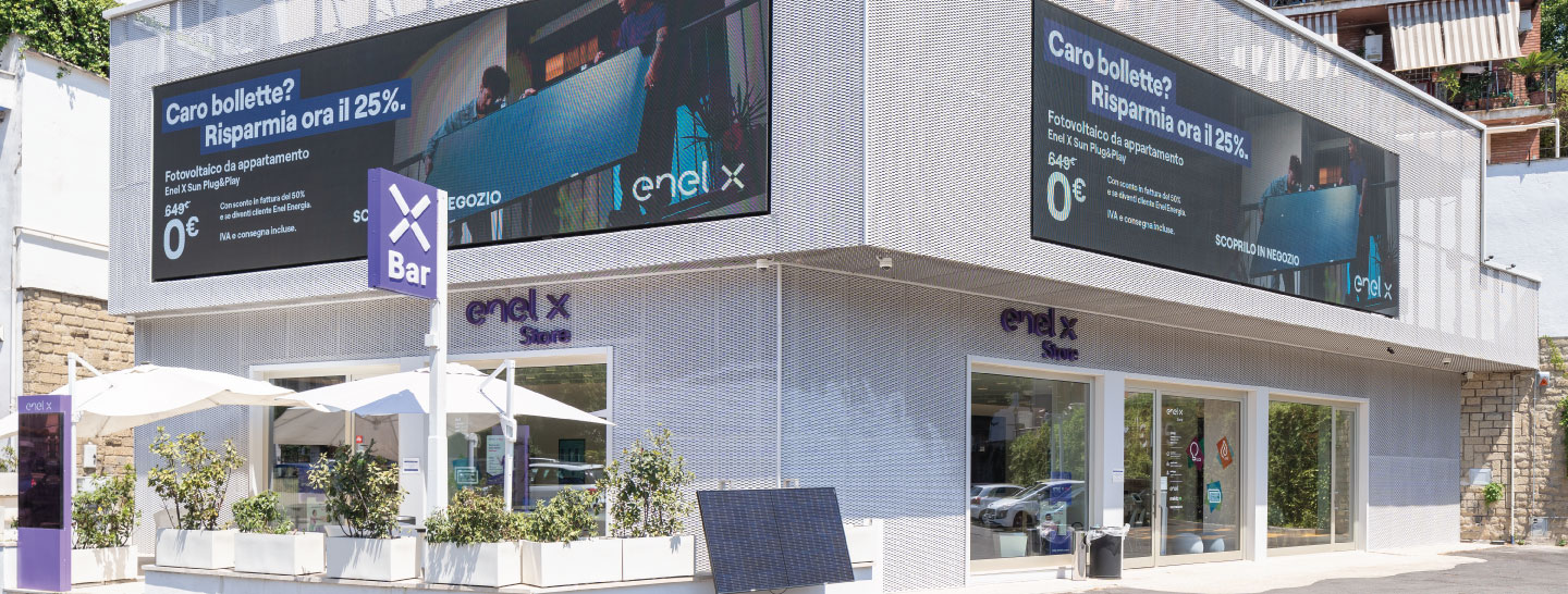 Enel X Store, una rete al servizio di clienti e territorio