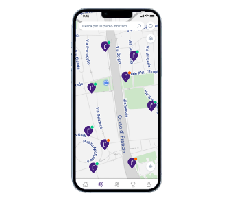 Schermata App YoUrban - naviga la mappa