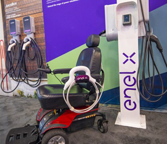 JuiceAbility, soluzione di ricarica per sedie a rotelle, un prodotto di Enel X.