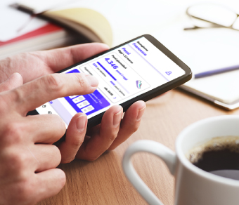 Smartphone con app