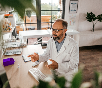 Medico al video consulto