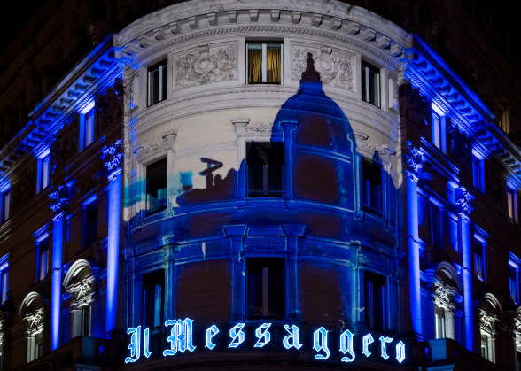 Illuminazione architetturale de Il Messaggero