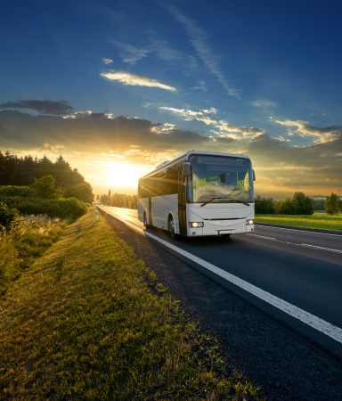 Autobus in viaggio