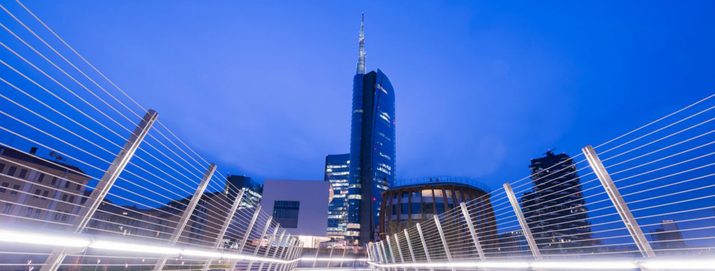 Buildings at night