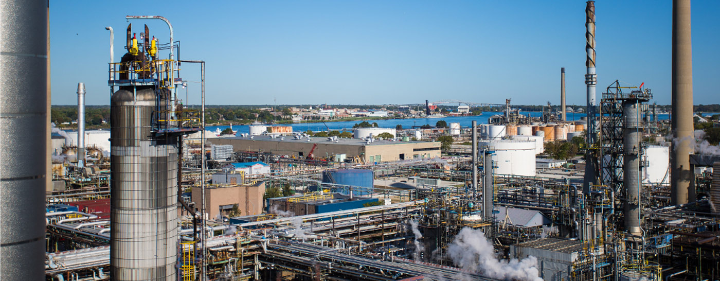 Overview shot of Imperial Oil facility