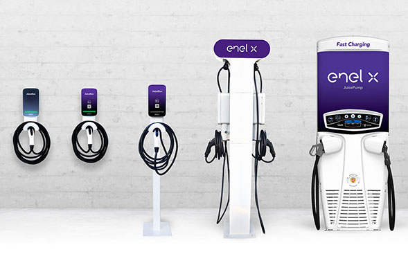 Enel X EV charging product lineup