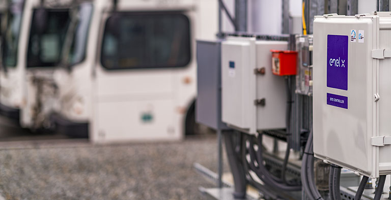 Enel X battery storage site controller