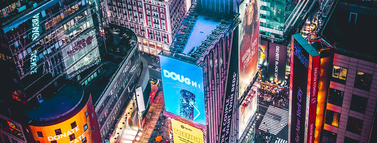 NYC Times Square at night