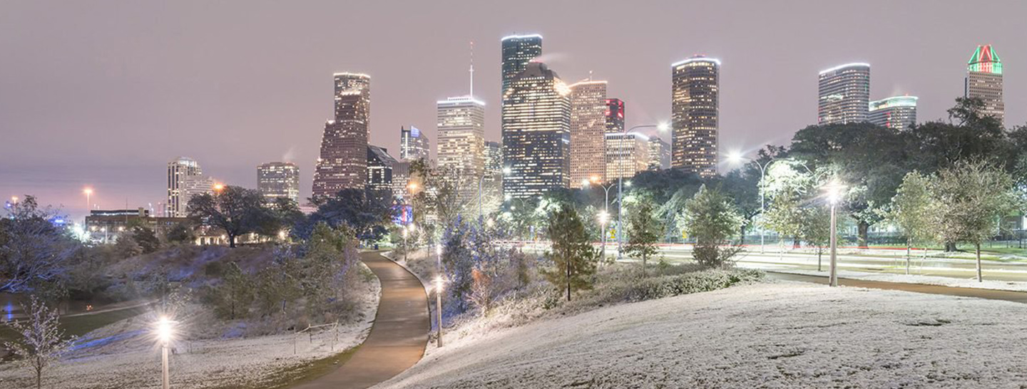 Snowy city