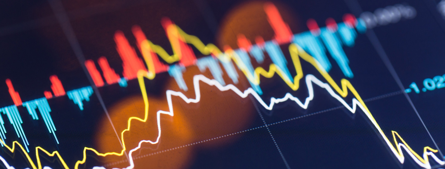 Charts and graphs representing energy prices